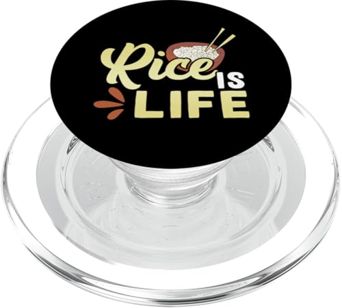 Reis ist das Leben für asiatische Lebensmittelliebhaber PopSockets PopGrip für MagSafe Reis ist das Leben für asiatische Lebensmittelliebhaber PopSockets PopGrip für MagSafe von Asian And Japanese Food Loving Designs
