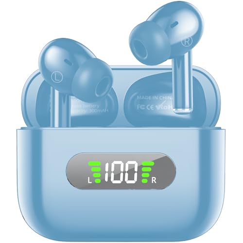 AsiceSound Bluetooth Kopfhörer, Kopfhörer Kabellos Bluetooth 5.3 In Ear Kopfhörer mit Hi-FI Stereoton und HD mic, IP7 Wasserdicht Ohrhörer, Touch Control Wireless Ohrhörer von AsiceSound