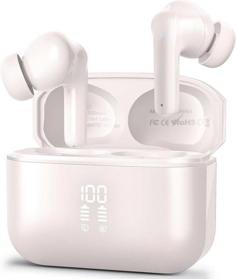 AsiceSound ENC Lärmreduzierung Fortgeschrittene Geräuschunterdrückungstechnologie In-Ear-Kopfhörer (IPX8 Wasserschutz: Perfekt für Regen oder intensives Training im Fitnessstudio – die Kopfhörer sind wasserdicht und bieten gleichzeitig eine erstklassige Klangqualität., Bluetooth, Stilvolle Design mit Funktionalität trifft auf Ästhetik für den Alltag) AsiceSound ENC Lärmreduzierung Fortgeschrittene Geräuschunterdrückungstechnologie In-Ear-Kopfhörer (IPX8 Wasserschutz: Perfekt für Regen oder intensives Training im Fitnessstudio – die Kopfhörer sind wasserdicht und bieten gleichzeitig eine erstklassige Klangqualität., Bluetooth, Stilvolle Design mit Funktionalität trifft auf Ästhetik für den Alltag) von AsiceSound