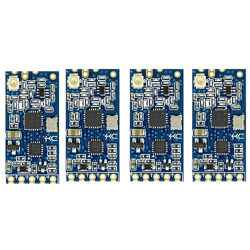 Asinfter 12 433 MHz SI4463 Wireless Serial Port Module 1000M Replace Bluetooth HC12 Blue Plastic von Asinfter