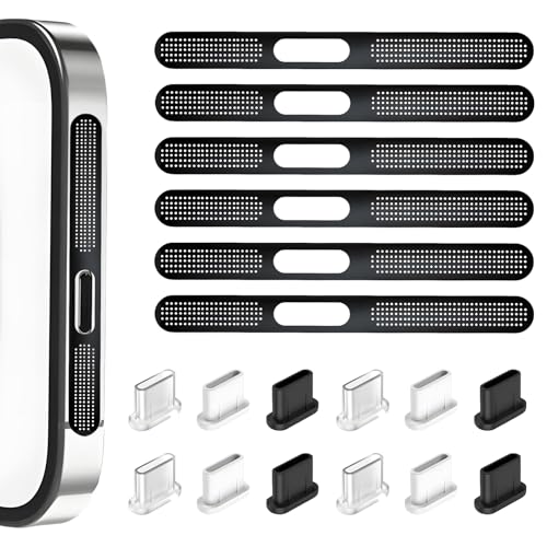 18 Stück USB C Staubschutzstecker und Telefon-Lautsprecherabdeckung, Usb c Schutzkappe Wasserdicht,staubschutz,Reinigungsschutz für den Ladeanschluss von Mobiltelefonen USB C Anschlussabdeckung 18 Stück USB C Staubschutzstecker und Telefon-Lautsprecherabdeckung, Usb c Schutzkappe Wasserdicht,staubschutz,Reinigungsschutz für den Ladeanschluss von Mobiltelefonen USB C Anschlussabdeckung von Asitanie