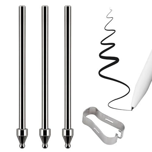 3Pcs Kompatibel mit Samsung S Pen Spitzen Kompatibel mit Samsung Pen Spitzen Kompatibel mit Tab S6/S7 FE /S8/S9/Stift s Pen Spitzen Hohe Empfindlichkeit und Keine Verzögerung mit 1 Clip von Asitanie