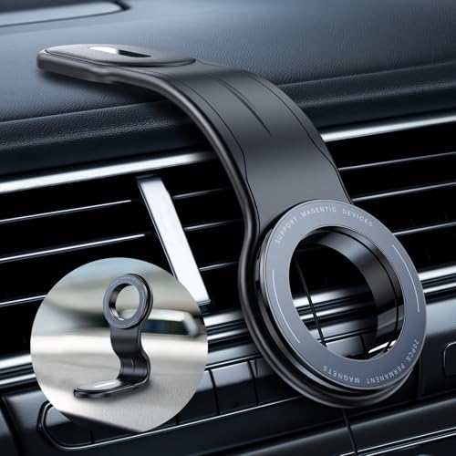 Handyalterung Auto Magnet Für Mag-Safe Handyalterung Magnet FüR Mag-Safe Autohalterung Ausgestattet Mit N55 Magnet, Handyhalterung Auto Magnet(Schwarz) von Asitanie