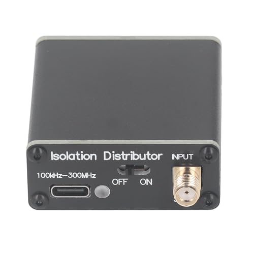 Aktiver HF-Isolationsverteiler, Großer Frequenzbereich, Breitbandverteilung, SDR-GPSDO-Quelle für Radios, Antennen, Taktquellen und Mehr Aktiver HF-Isolationsverteiler, Großer Frequenzbereich, Breitbandverteilung, SDR-GPSDO-Quelle für Radios, Antennen, Taktquellen und Mehr von Asixxsix
