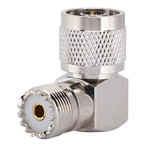 Asixx M Buchse, N Stecker auf M Buchse Koaxial-Winkeladapter Antennenadapter für UHF-Steckverbinder Antennenverlängerungskabel Koaxial-Steckverbinder Asixx M Buchse, N Stecker auf M Buchse Koaxial-Winkeladapter Antennenadapter für UHF-Steckverbinder Antennenverlängerungskabel Koaxial-Steckverbinder von Asixxsix