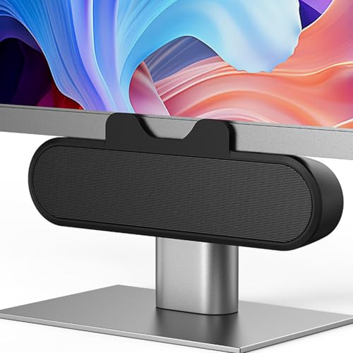 Asixxsix Computerlautsprecher für Desktop-PC-Monitors, Kabelgebundener USB-Stereo-Sound-Laptop-Lautsprecher, Lautstärkeregler Lässt Sich Einfach an Monitore Klemmen, Computer-Soundbar Asixxsix Computerlautsprecher für Desktop-PC-Monitors, Kabelgebundener USB-Stereo-Sound-Laptop-Lautsprecher, Lautstärkeregler Lässt Sich Einfach an Monitore Klemmen, Computer-Soundbar von Asixxsix