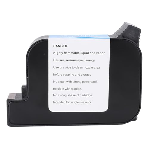 Lösungsmittelkartusche, Originale Tragbare Tintenpatrone High Adhäsion 42 Ml Schnell Trockener Tintenpatrone Ersatz für 12,7 Mm Handheld Tintenstrahldrucker -Codierungsmaschine von Asixxsix