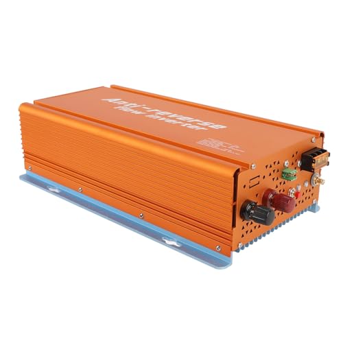 Solar Grid Tie Wechselrichter, 1200 W MPPT App Remote -Überwachung Anti -Reverse -WLAN -Wechselrichter mit Leistungsschalter Tragbarer Mikro -Photovoltaik -Wechselrichter (230V) von Asixxsix