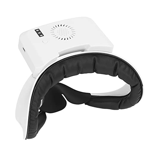 Vr-Lüfter für Oculus Quest 2, 3 Geschwindigkeiten, Beschlagfreier Kühlluftzirkulationslüfter mit Pu Foma-Gesichtsschnittstellenpolster und Lichtdichtem Nasenpolster-Lüfterkühler von Asixxsix