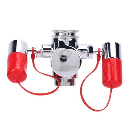 Wasserhahn Montierte Augenhalbstation mit Abdeckung, 360 ° Rotationemerge Eye Wash Station Sink -Anhang Eye Wash -Kit mit 3 Adaptern für die Laborfabrik -Heimindustrie Workshop von Asixxsix