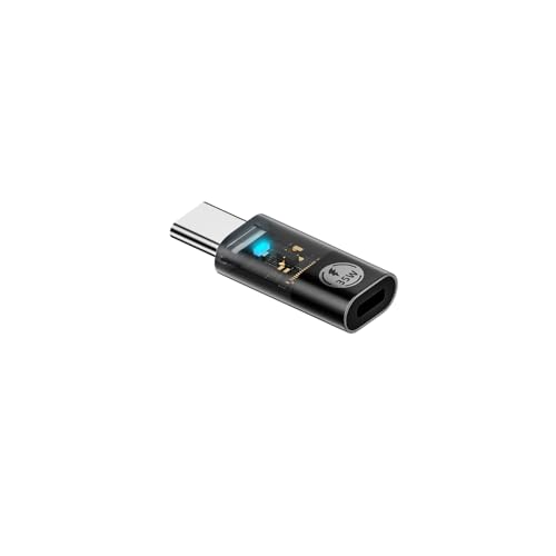 Askoppo USB C auf Lightning Adapter,USB-C-Stecker auf iOS-Buchse Unterstützt 35W PD Schnellladung und Datensynchronisierung Kompatibel mit Lightning(Hinweis: Nicht für Kopfhörer geeignet) (1 Stück) von Askoppo