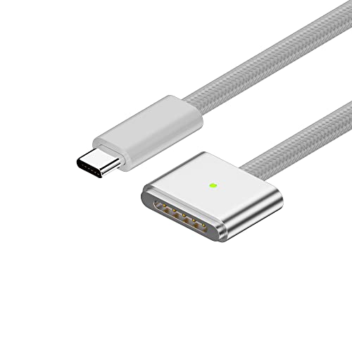 Askoppo USB C auf Magnetisches T-Kabel, Typ C auf Magnetisches T-Typ-Ladekabel Kabel Typ C-Stecker für Magnetisches 3 140/100/65 W PD-Schnelllade-PVC-Kabel für i-OS-Tablet(2m/6.6ft) von Askoppo