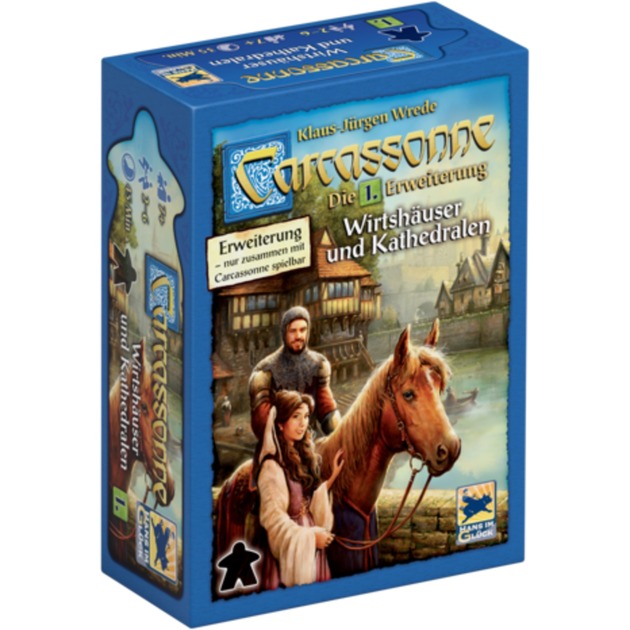 Carcassonne - Wirtshäuser und Kathedralen, Brettspiel Carcassonne - Wirtshäuser und Kathedralen, Brettspiel von Asmodee