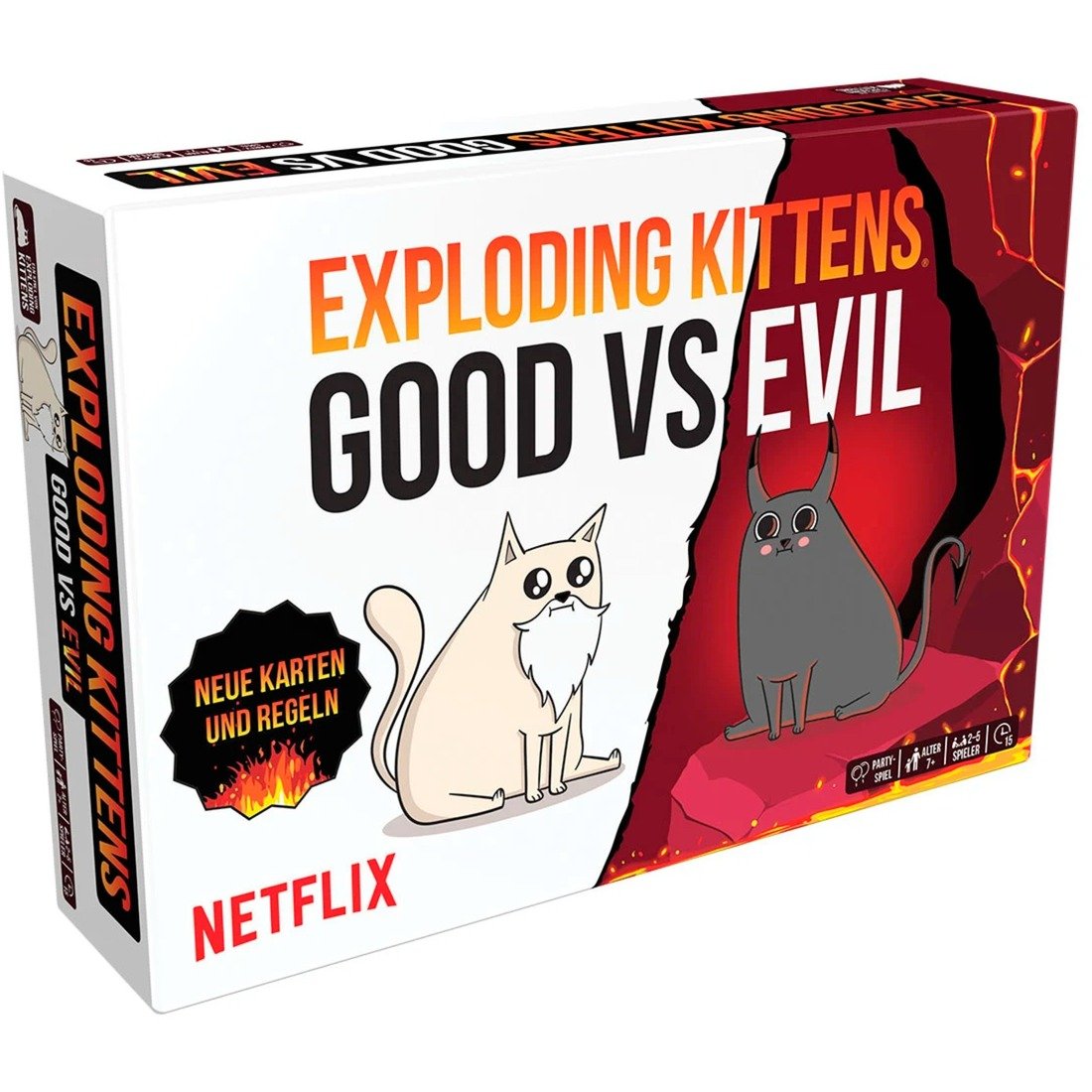 Exploding Kittens - Good vs. Evil, Kartenspiel von Asmodee