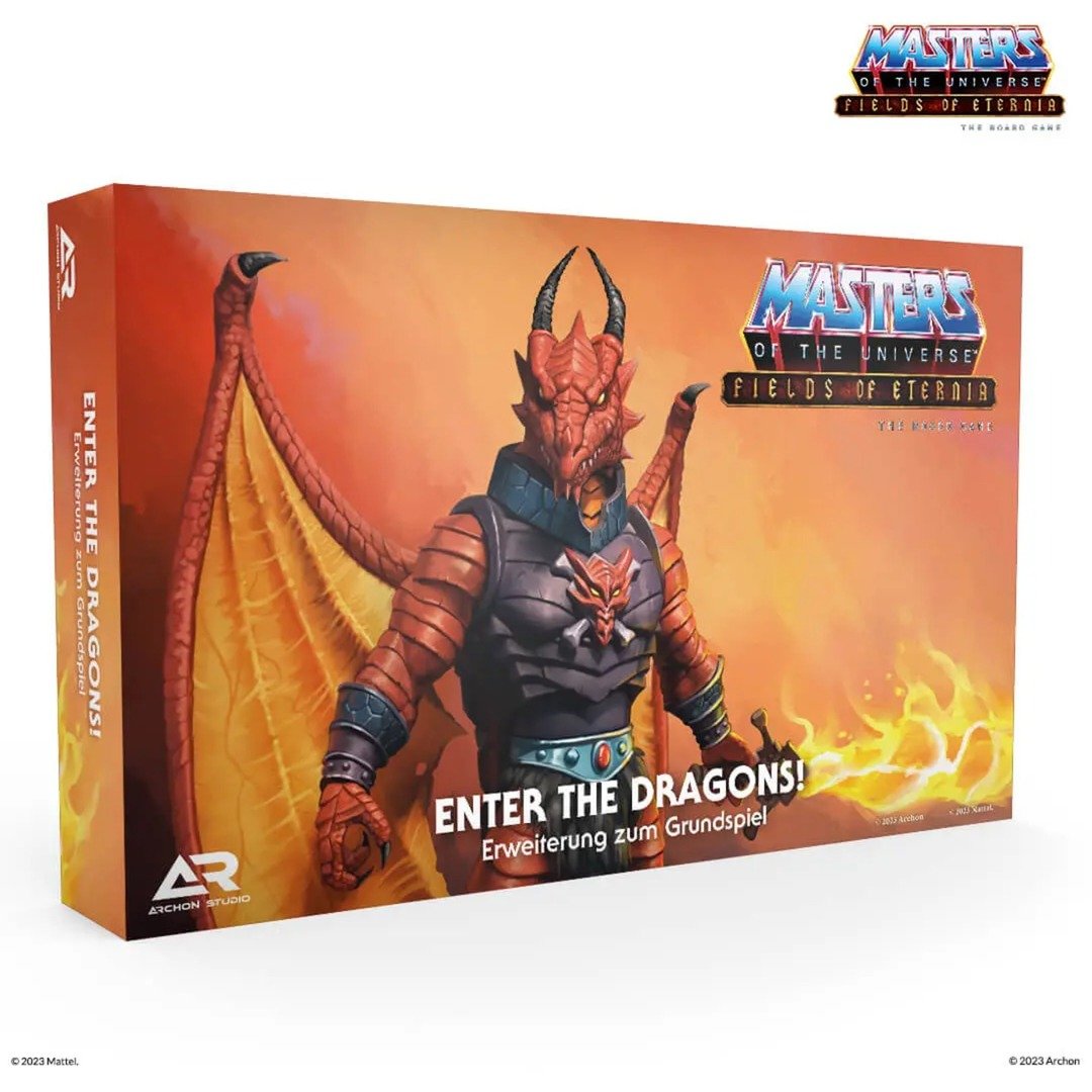 Masters of the Universe Fields of Eternia - Enter the Dragons!, Brettspiel von Asmodee