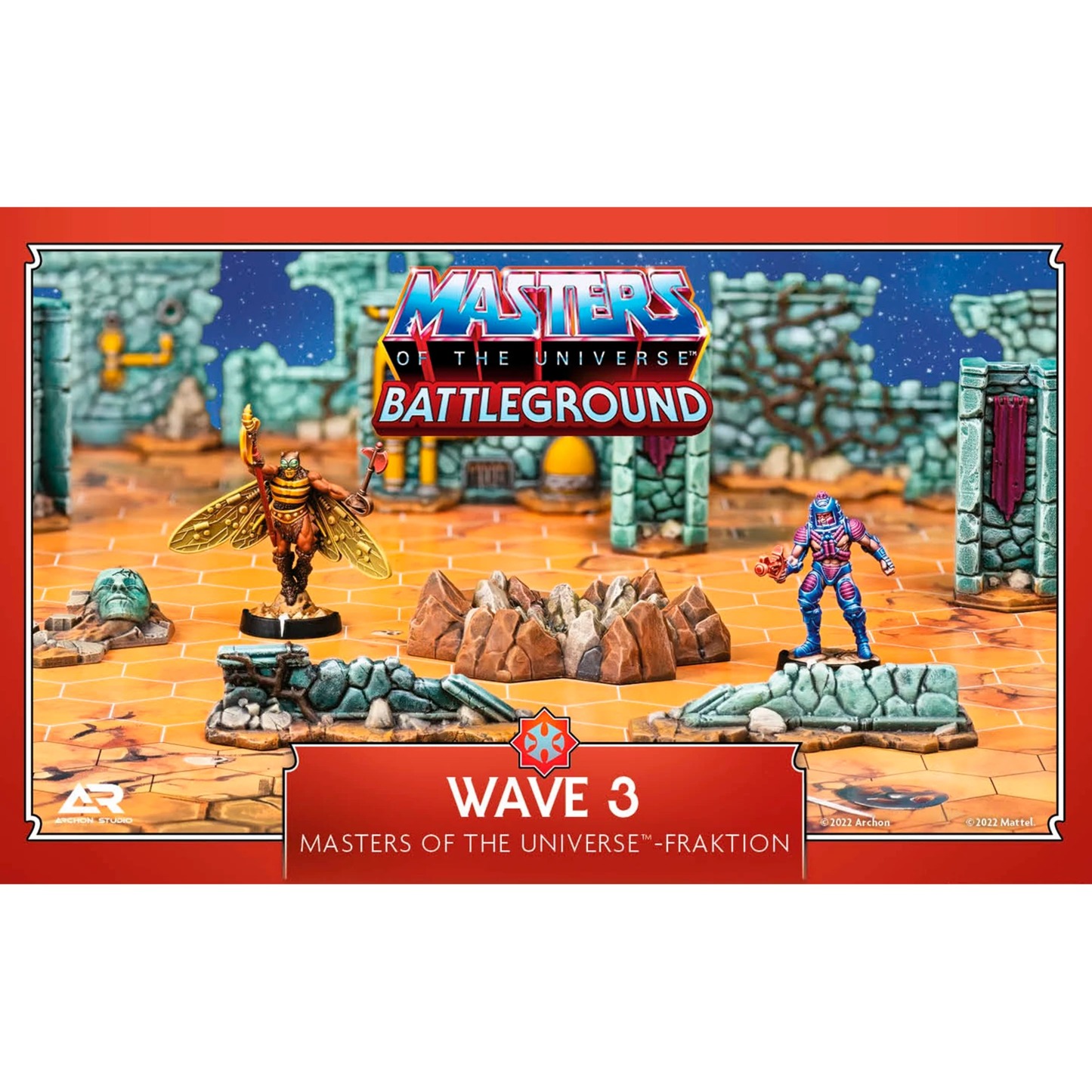 Masters of the Universe: Battleground Wave 3 - Masters of the Universe-Fraktion, Brettspiel von Asmodee