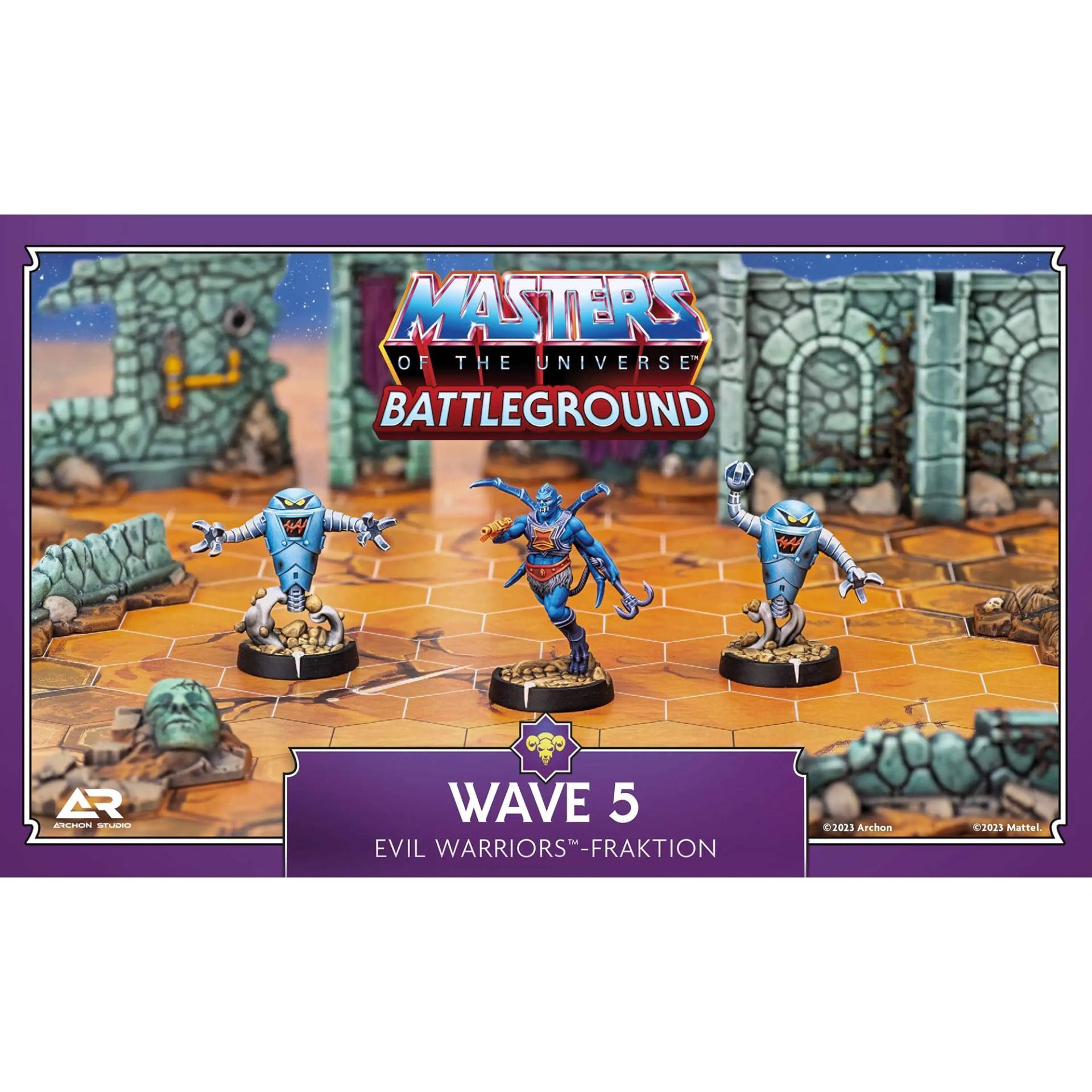Masters of the Universe: Battleground Wave 5 - Evil Warriors-Fraktion, Brettspiel von Asmodee
