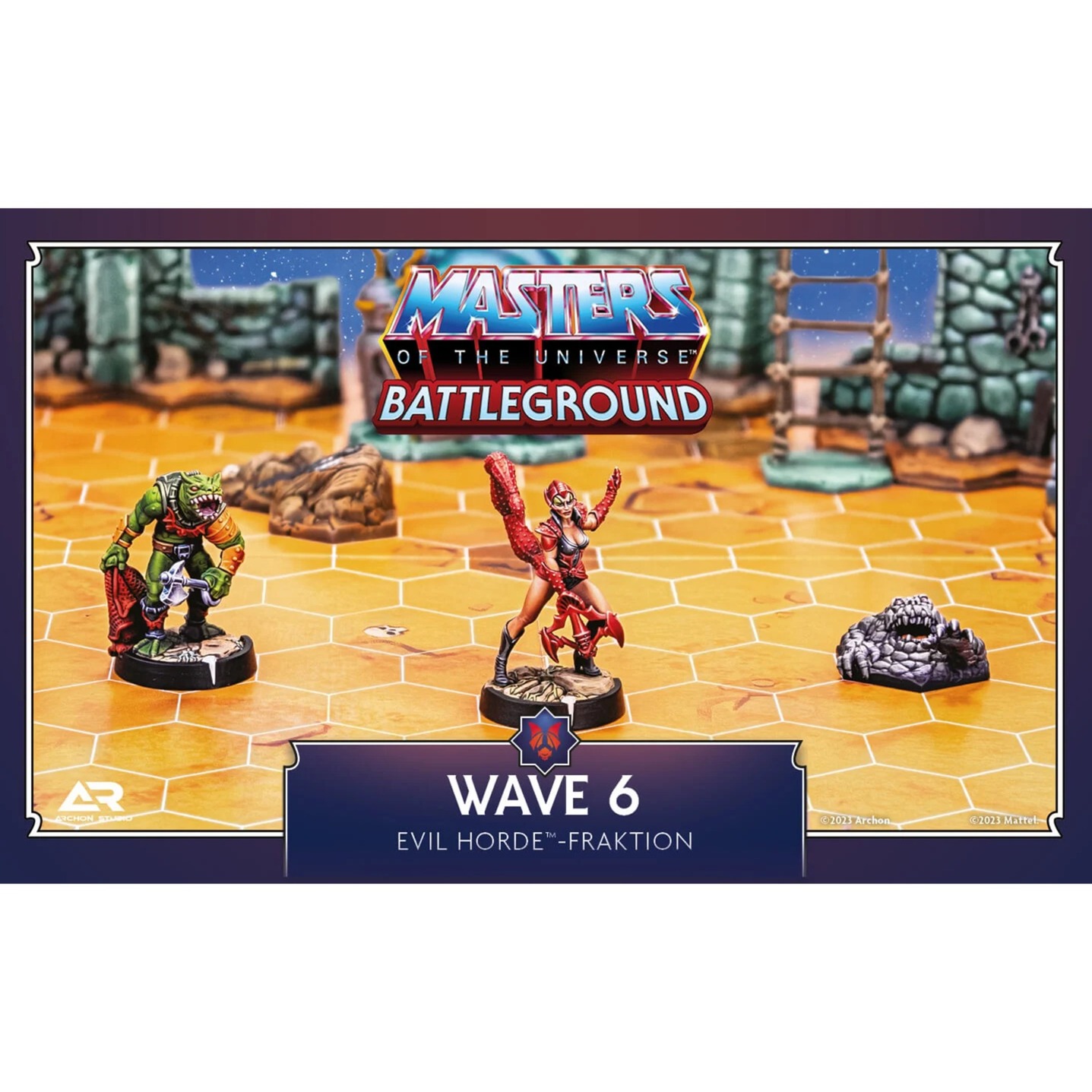 Masters of the Universe: Battleground Wave 6 - Evil Horde Faction, Brettspiel von Asmodee