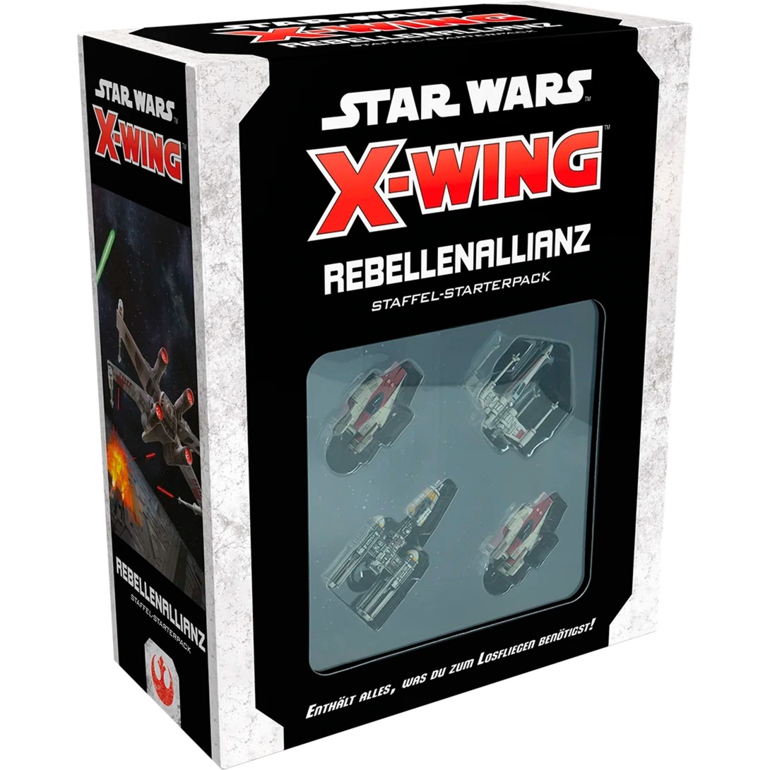 Star Wars X-Wing 2. Edition - Rebellenallianz Staffel-Starterpack, Tabletop von Asmodee