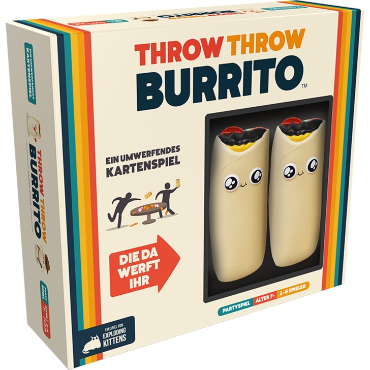 Throw Throw Burrito, Kartenspiel von Asmodee