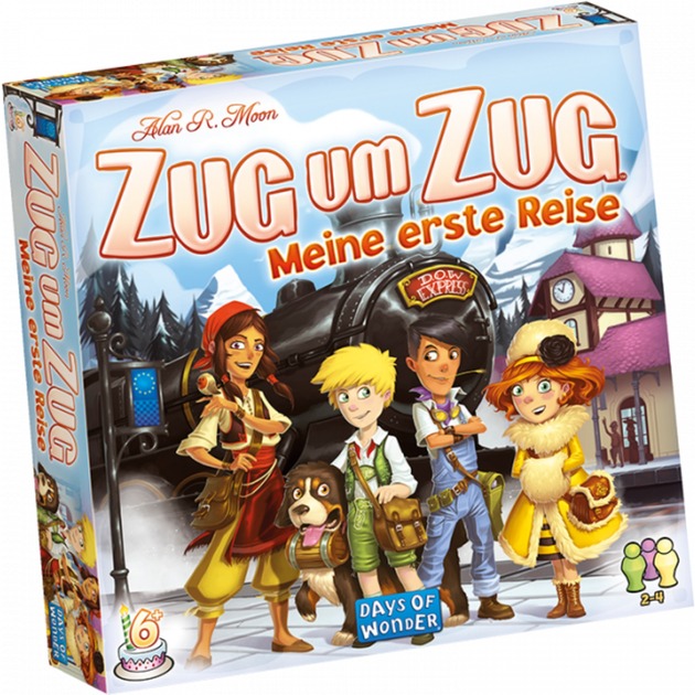 Zug um Zug - Meine erste Reise, Brettspiel Zug um Zug - Meine erste Reise, Brettspiel von Asmodee