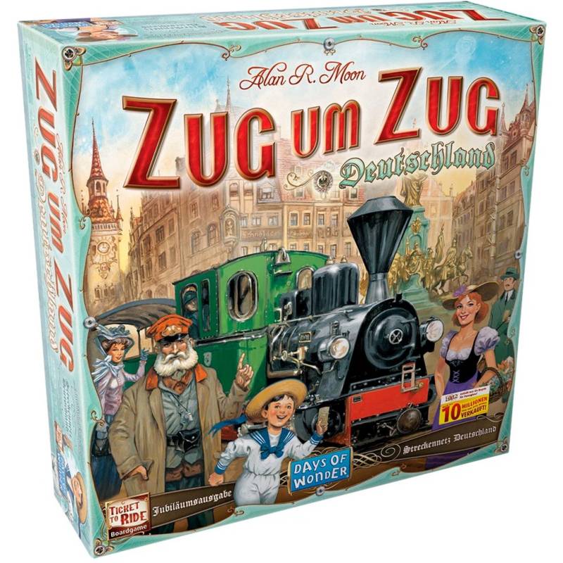 Zug um Zug: Deutschland, Brettspiel von Asmodee