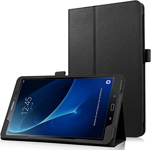 Asng für Samsung Galaxy Tab A 10.1 – schmale, faltbare Schutzhülle mit automatischer Wake-/Sleep-Funktion 25,7 cm (10,1 Zoll) 2016 Tablet (SM-T580/T585/T587, ohne Stift) (Blakc) von Asng