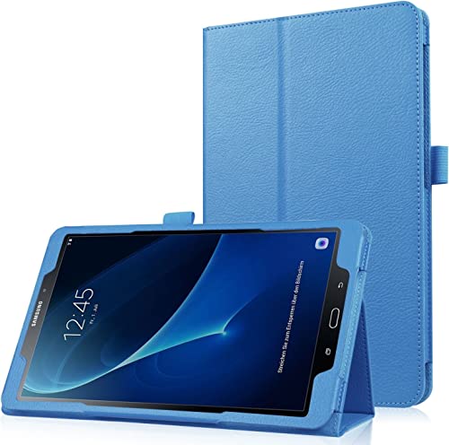 Asng für Samsung Galaxy Tab A 10.1 – schmale, faltbare Schutzhülle mit automatischer Wake-/Sleep-Funktion 25,7 cm (10,1 Zoll) 2016 Tablet (SM-T580/T585/T587, ohne Stifte), Himmelblau von Asng
