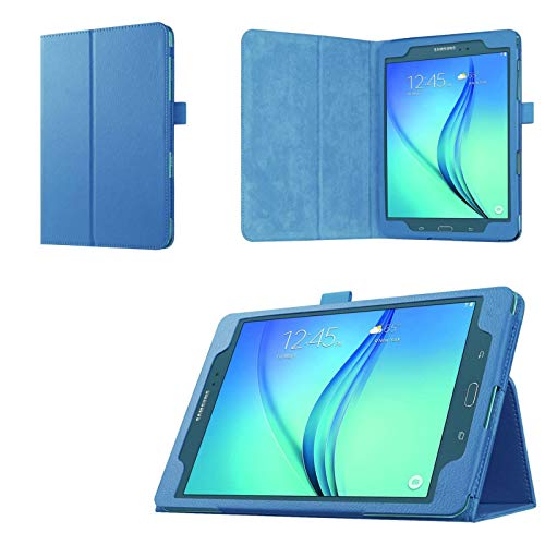 faltbar, mit automatischer Wake-/Sleep-Funktion und Stylus-Eingabestift-Schlaufe für Galaxy Tab A 8.0 Tablet SM-T350 2015 Release (nicht passend für 2017 Tab A 8.0) (Himmelblau) von Asng