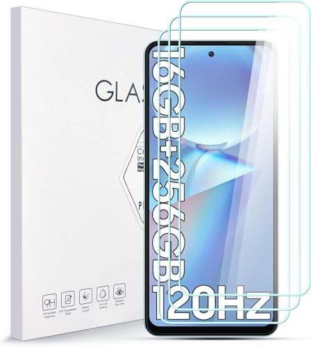 Asoway Displayschutz Schutzfolie für Blackview shark 8,9H Härte Glas Super Langlebig, Anti-Öl, Displayschutzfolie für Blackview shark 8 [3 Stück] von Asoway