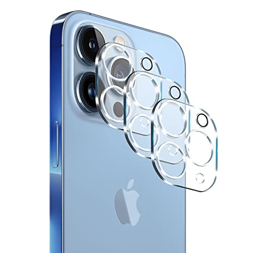 Asoway Kamera Stücke Schutzfolie Kompatibel mit iPhone 13 Pro/iPhone 13 pro max Kamera objektiv Gehärtetes Glas Displayschutzfolie für iPhone 13 Pro/iPhone 13 pro max [3 Stück] von Asoway