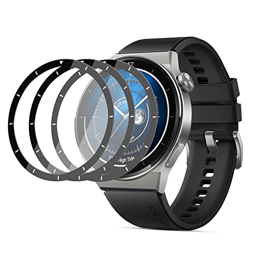 Asoway Schutzfolie für Huawei Watch GT 3 Pro 46mm, Displayschutz Bläschenfrei Displayschutzfolie Anti-Kratz Wasserdicht 3D HD TPU Weich Folie Glas Film für Huawei Watch GT 3 Pro 46mm [3 Stücke] von Asoway