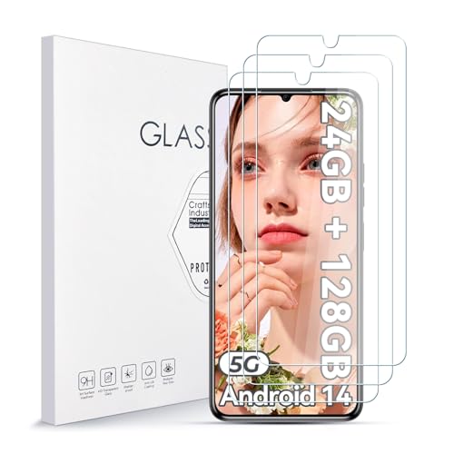 Asoway Stücke Schutzfolie für Oukitel C50,9H Härte Glas Super Langlebig, Anti-Öl,Schutzfoliefolie Displayschutz Displayschutzfolie für Oukitel C50 3 Stück von Asoway