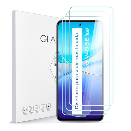Asoway Stücke Schutzfolie für VIVO V40 SE 5G,9H Härte Glas Super Langlebig, Anti-Öl,Schutzfoliefolie Displayschutz Displayschutzfolie für VIVO V40 SE 5G 3 Stück von Asoway