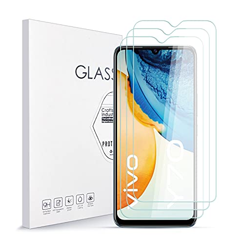 Asoway Stücke Schutzfolie für vivo Y70,9H Härte Glas Super Langlebig, Anti-Öl,Schutzfoliefolie Displayschutz Displayschutzfolie für vivo Y70 3 Stück von Asoway