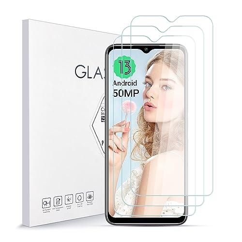 Stücke Schutzfolie für Doogee N50, 9H Härte Glas Super Langlebig, Anti-Öl, Einfache Installation Schutzfolie Displayschutz Displayschutzfolie für Doogee N50 [3 Stück] von Asoway