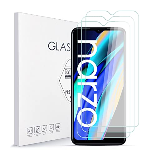 Stücke Schutzfolie für Realme Narzo 50A Prime, 9H Härte Glas Super Langlebig, Anti-Öl, Einfache Installation Schutzfolie Displayschutz Displayschutzfolie für Realme Narzo 50A Prime [3 Stück] von Asoway