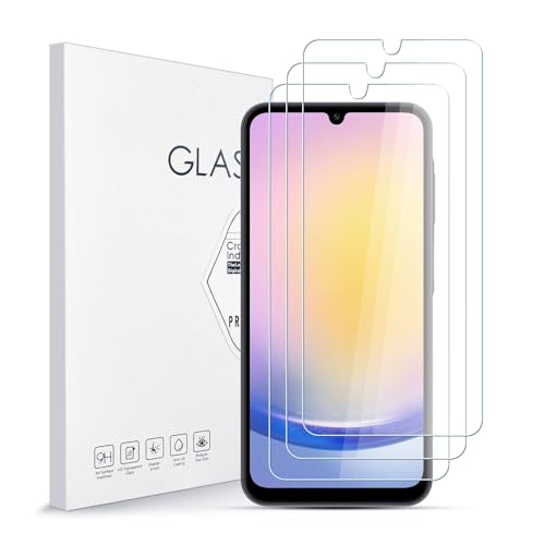 Stücke Schutzfolie für Samsung Galaxy A25 5G,9H Härte Glas Super Langlebig, Anti-Öl,Schutzfoliefolie Displayschutz Displayschutzfolie für Samsung Galaxy A25 5G 3 Stück Stücke Schutzfolie für Samsung Galaxy A25 5G,9H Härte Glas Super Langlebig, Anti-Öl,Schutzfoliefolie Displayschutz Displayschutzfolie für Samsung Galaxy A25 5G 3 Stück von Asoway