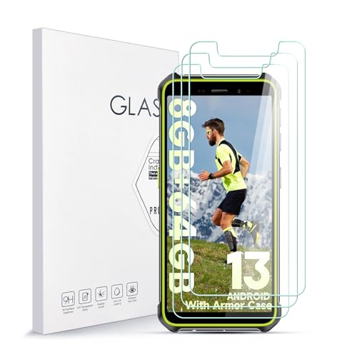 Stücke Schutzfolie für Ulefone Armor X12,9H Härte Glas Super Langlebig, Anti-Öl,Schutzfoliefolie Displayschutz Displayschutzfolie für Ulefone Armor X12 3 Stück von Asoway