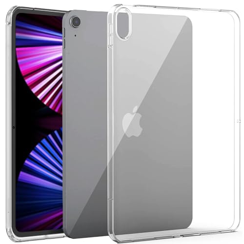 Aspack iPad 10 Gen. 10,9" Hülle, Transparentes Dünnes Silikon Weiche TPU-Tablet-Computerhülle für Apple iPad 10 10,9" 2022 Modell A2757 A2777 von Aspack