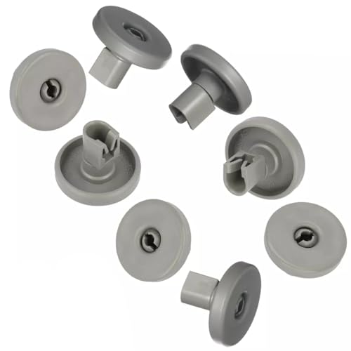 8 x Unterkorbrollen, kompatibel mit Zanussi Geschirrspüler 50286964007 50232059001 von Aspares