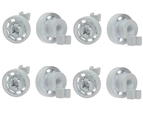 Bosch-Neff-Geschirrspüler-Räder 00424717, 8 Stück von Aspares