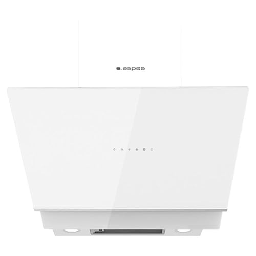 Aspes ACPD600A3IB Dunstabzugshaube, geneigt, 60 cm, weißes Glas, Leistung 650 m³/h, doppelter Zug, 4 Geschwindigkeiten, Touch-Steuerung, spülmaschinenfester Filter. Aspes ACPD600A3IB Dunstabzugshaube, geneigt, 60 cm, weißes Glas, Leistung 650 m³/h, doppelter Zug, 4 Geschwindigkeiten, Touch-Steuerung, spülmaschinenfester Filter. von Aspes