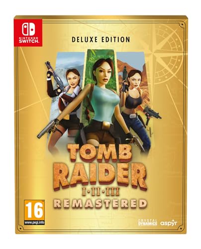 Aspyr Tomb Raider 1-3 Remastered Starring Lara Croft: Deluxe Edition - Switch Aspyr Tomb Raider 1-3 Remastered Starring Lara Croft: Deluxe Edition - Switch von Aspyr