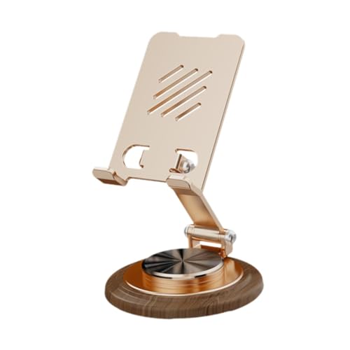 AsrMyjcx 360 -Grad -Rotation Telefonhalter Zubehör, tragbare robuste Prämie, Faltbare Telefonständer für Telefonklassen für Desktop, Metallgold AsrMyjcx 360 -Grad -Rotation Telefonhalter Zubehör, tragbare robuste Prämie, Faltbare Telefonständer für Telefonklassen für Desktop, Metallgold von AsrMyjcx