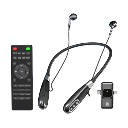 AsrMyjcx Halsband -Headset -Geräuschstündung stabiler tragbares Fernbedienungsmikrofon für Innen- und Versammlungen Gaming von AsrMyjcx