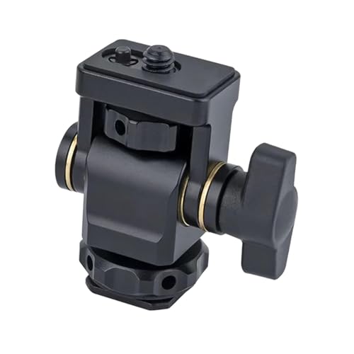 AsrMyjcx Kamera Mount Halter Hochleistungs -Aluminium -Legierungsfotografie -Zubehör mit kaltem Schuh für Feldmonitor von AsrMyjcx