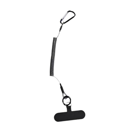 AsrMyjcx Telefon-Trageband, Telefonhülle, mit Karabiner-Leine, Spiral-Haltegurt für Outdoor-Radfahren, Klettern, Angeln, Skifahren AsrMyjcx Telefon-Trageband, Telefonhülle, mit Karabiner-Leine, Spiral-Haltegurt für Outdoor-Radfahren, Klettern, Angeln, Skifahren von AsrMyjcx