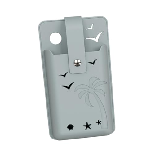 AsrMyjcx Universeller Telefonhalter 4,9 x 7 Zoll Anhang mit Sicherheitsschlos, Grau von AsrMyjcx