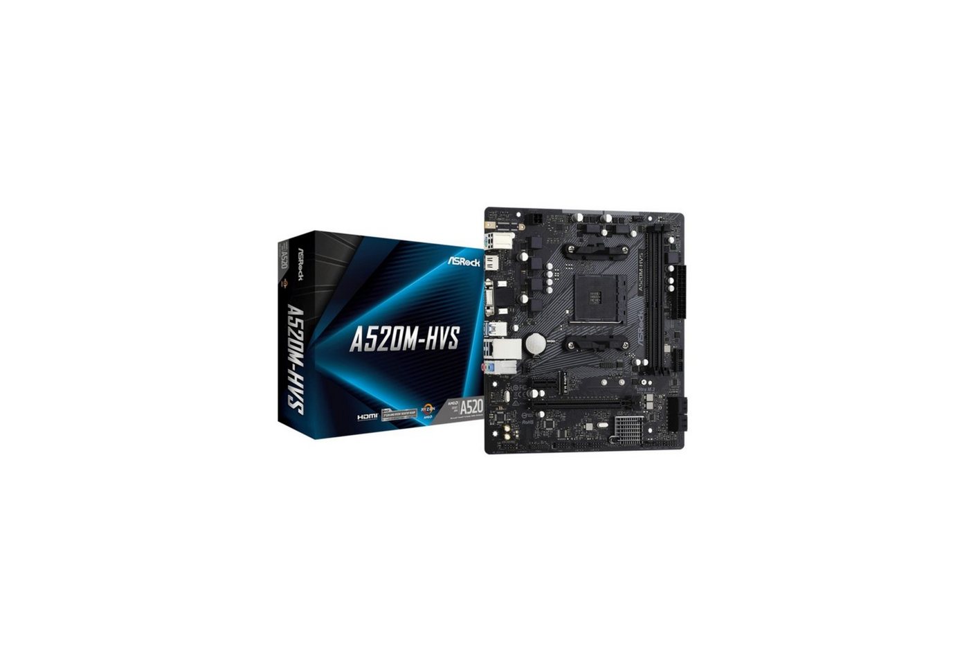 Asrock A520M-HVS Mainboard von Asrock